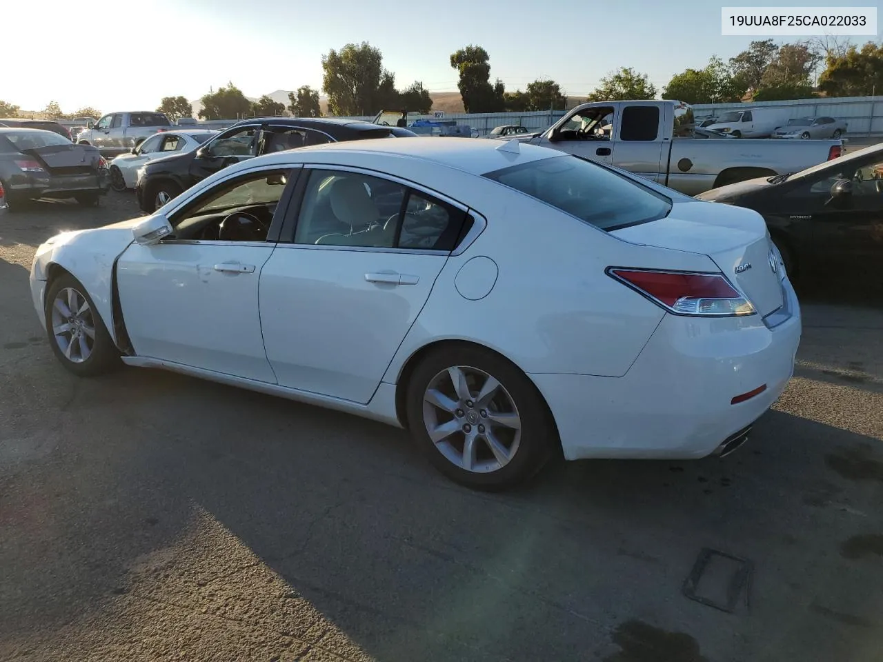 2012 Acura Tl VIN: 19UUA8F25CA022033 Lot: 73889424