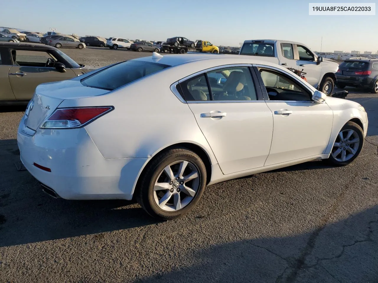 2012 Acura Tl VIN: 19UUA8F25CA022033 Lot: 73889424