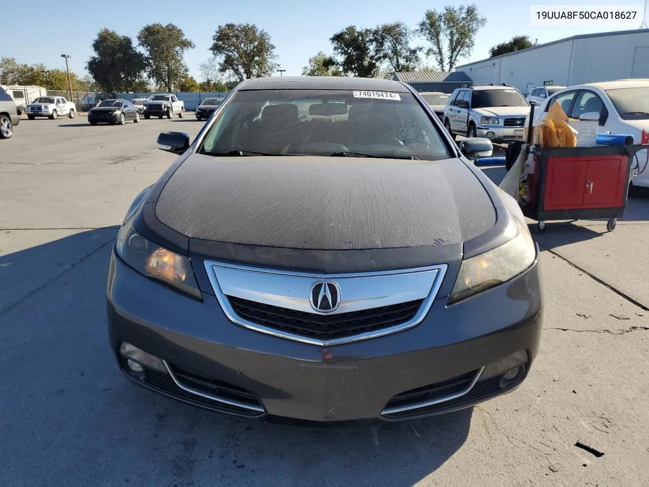 2012 Acura Tl VIN: 19UUA8F50CA018627 Lot: 74019474