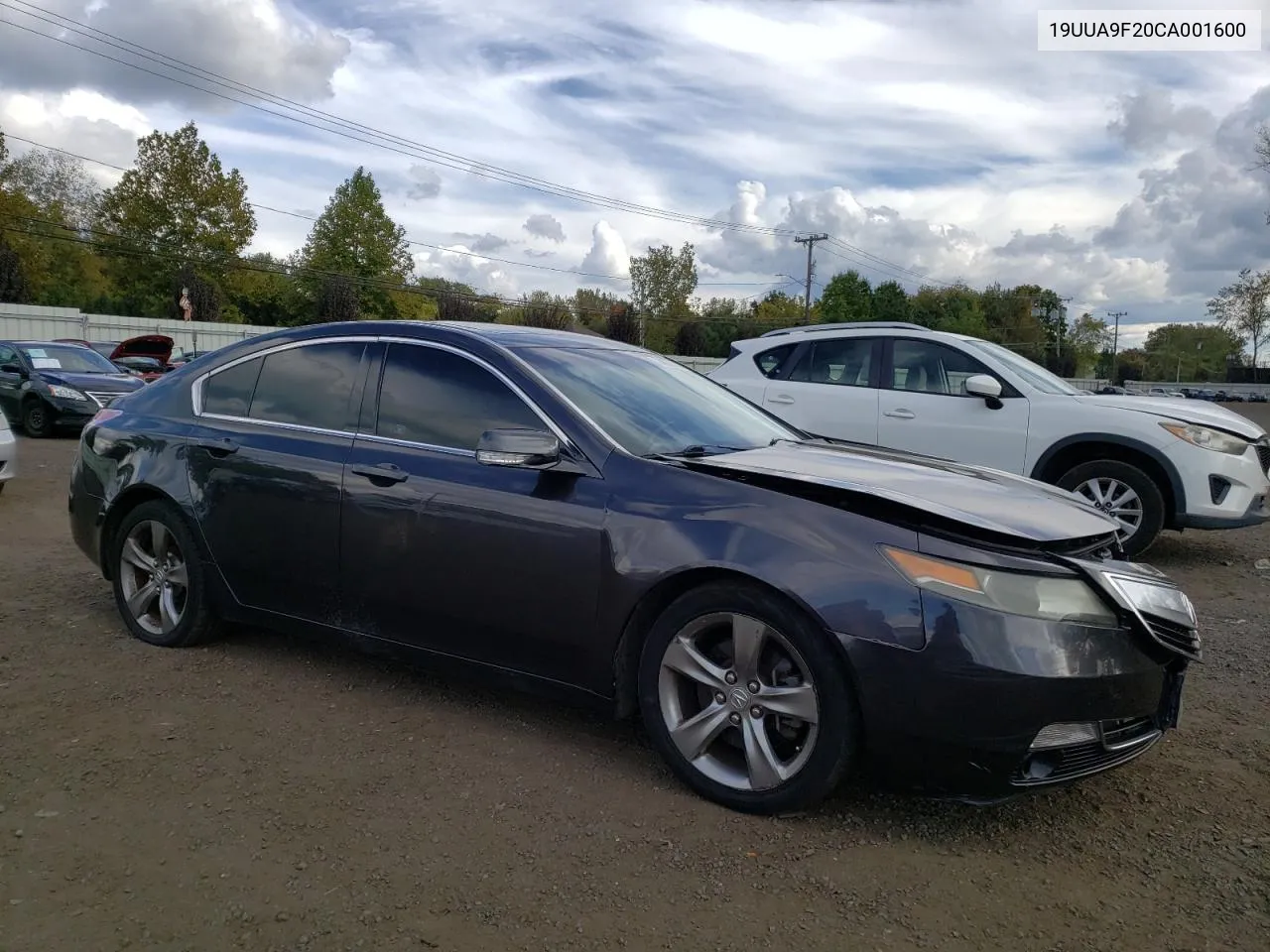 2012 Acura Tl VIN: 19UUA9F20CA001600 Lot: 74056204