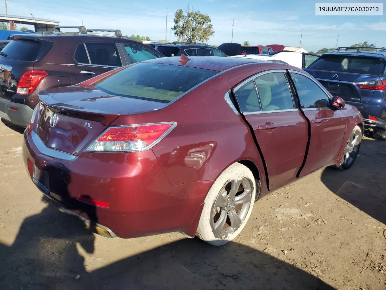 2012 Acura Tl VIN: 19UUA8F77CA030713 Lot: 74067894