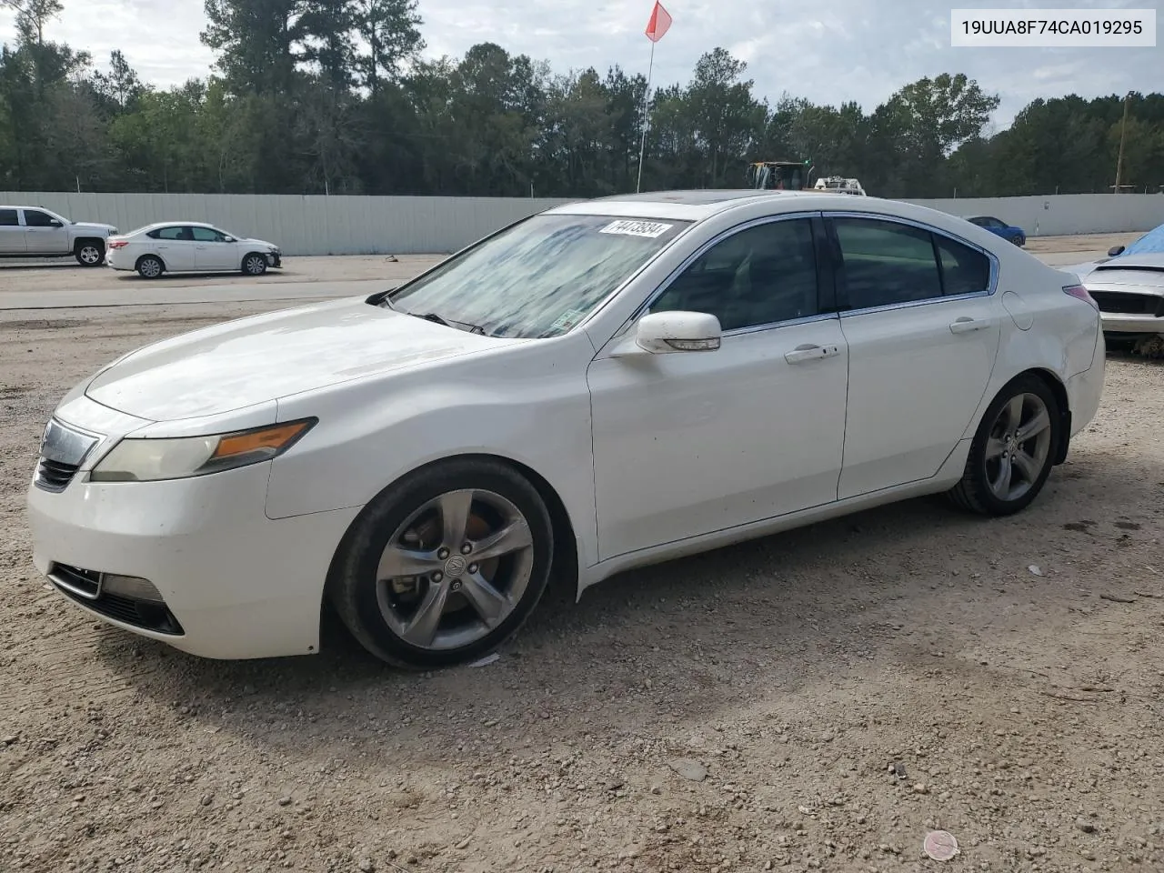 2012 Acura Tl VIN: 19UUA8F74CA019295 Lot: 74473934