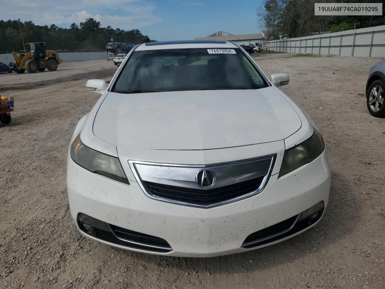 2012 Acura Tl VIN: 19UUA8F74CA019295 Lot: 74473934