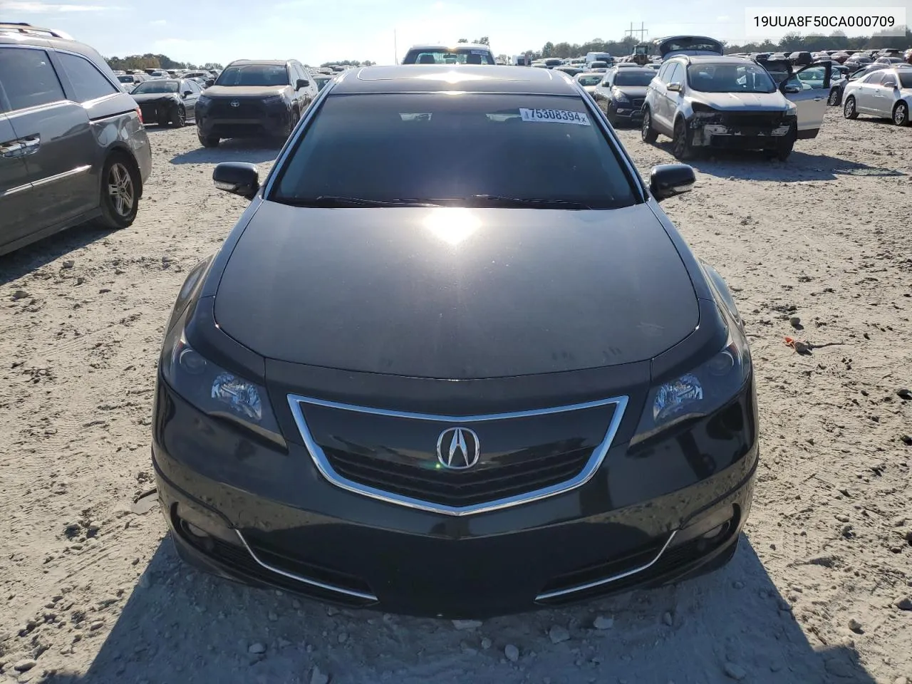 2012 Acura Tl VIN: 19UUA8F50CA000709 Lot: 75308394