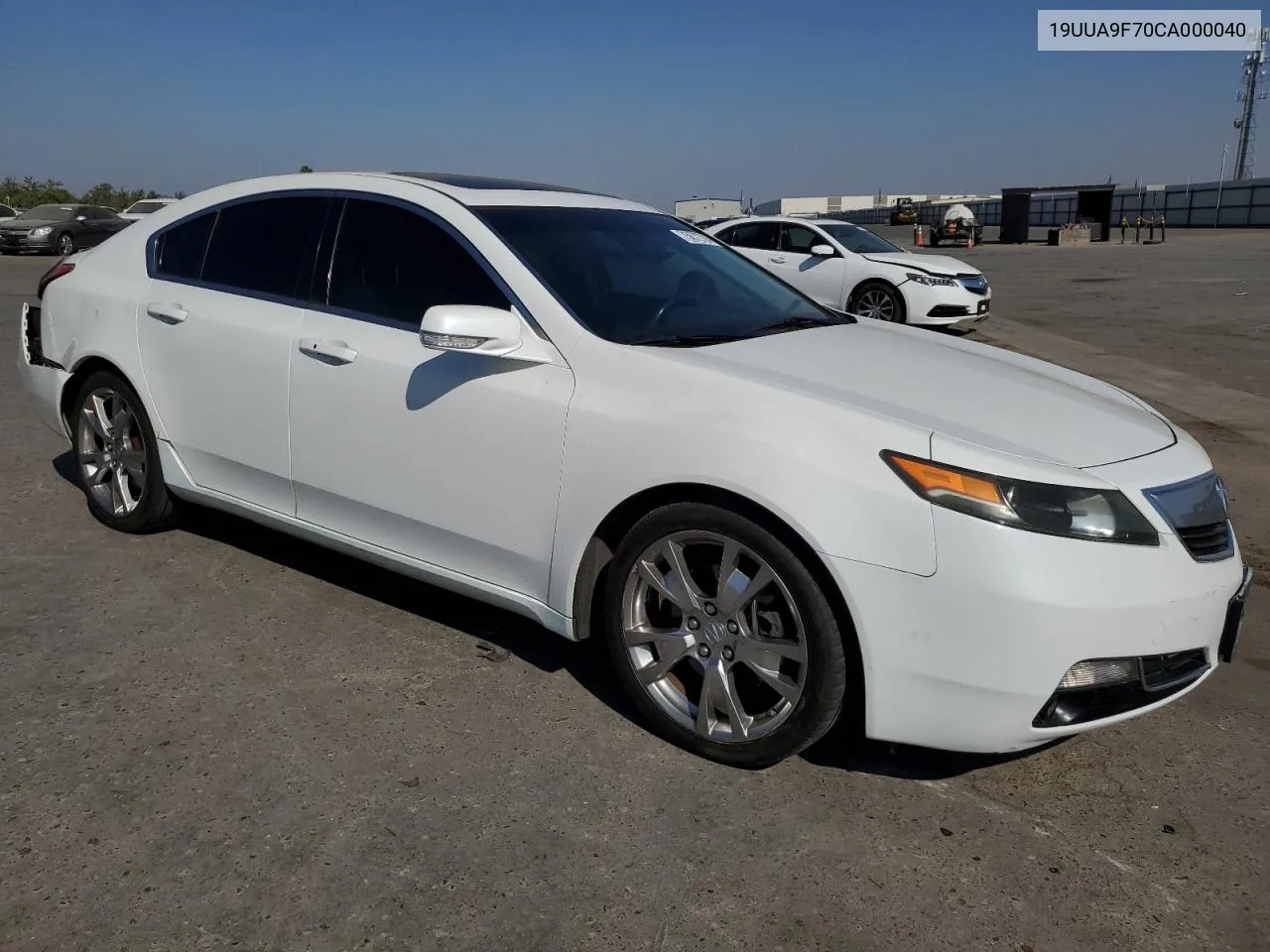 2012 Acura Tl VIN: 19UUA9F70CA000040 Lot: 75672704