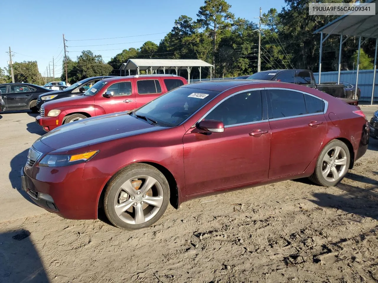 2012 Acura Tl VIN: 19UUA9F56CA009341 Lot: 75742604