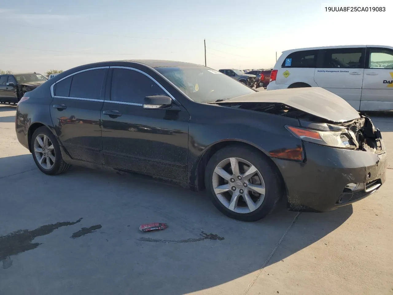 2012 Acura Tl VIN: 19UUA8F25CA019083 Lot: 75929924