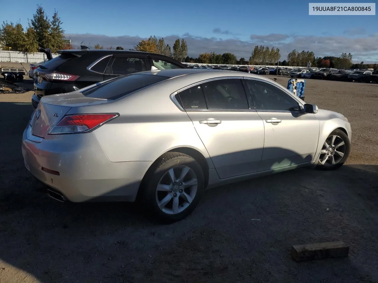 2012 Acura Tl VIN: 19UUA8F21CA800845 Lot: 76014114