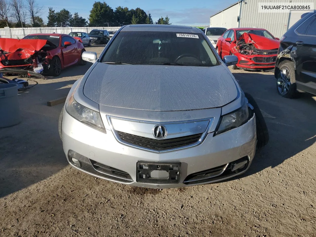 2012 Acura Tl VIN: 19UUA8F21CA800845 Lot: 76014114