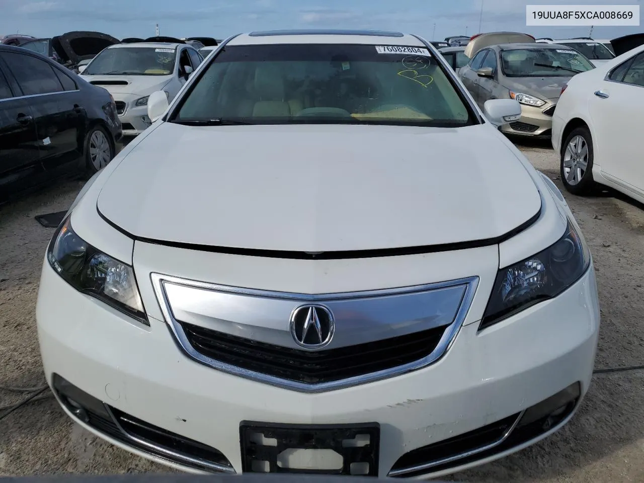 2012 Acura Tl VIN: 19UUA8F5XCA008669 Lot: 76082804