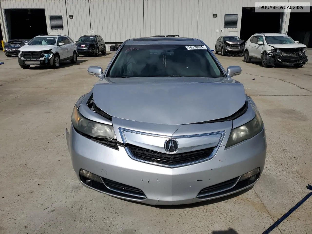 2012 Acura Tl VIN: 19UUA8F59CA023891 Lot: 76518094