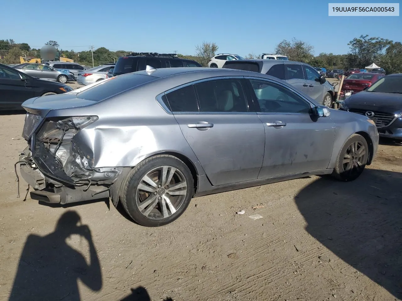 2012 Acura Tl VIN: 19UUA9F56CA000543 Lot: 76913774