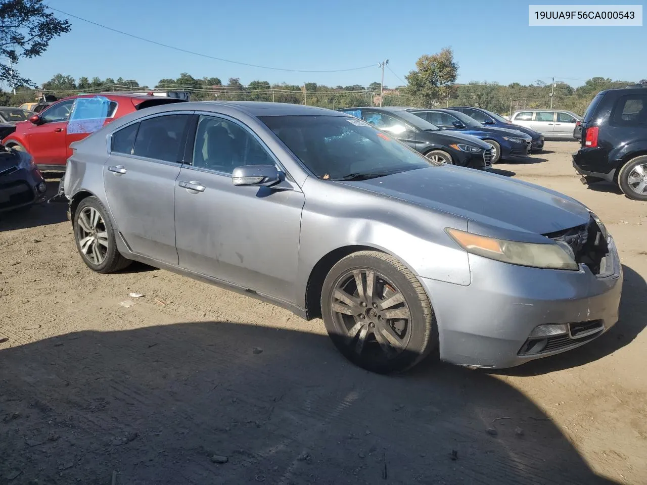 2012 Acura Tl VIN: 19UUA9F56CA000543 Lot: 76913774