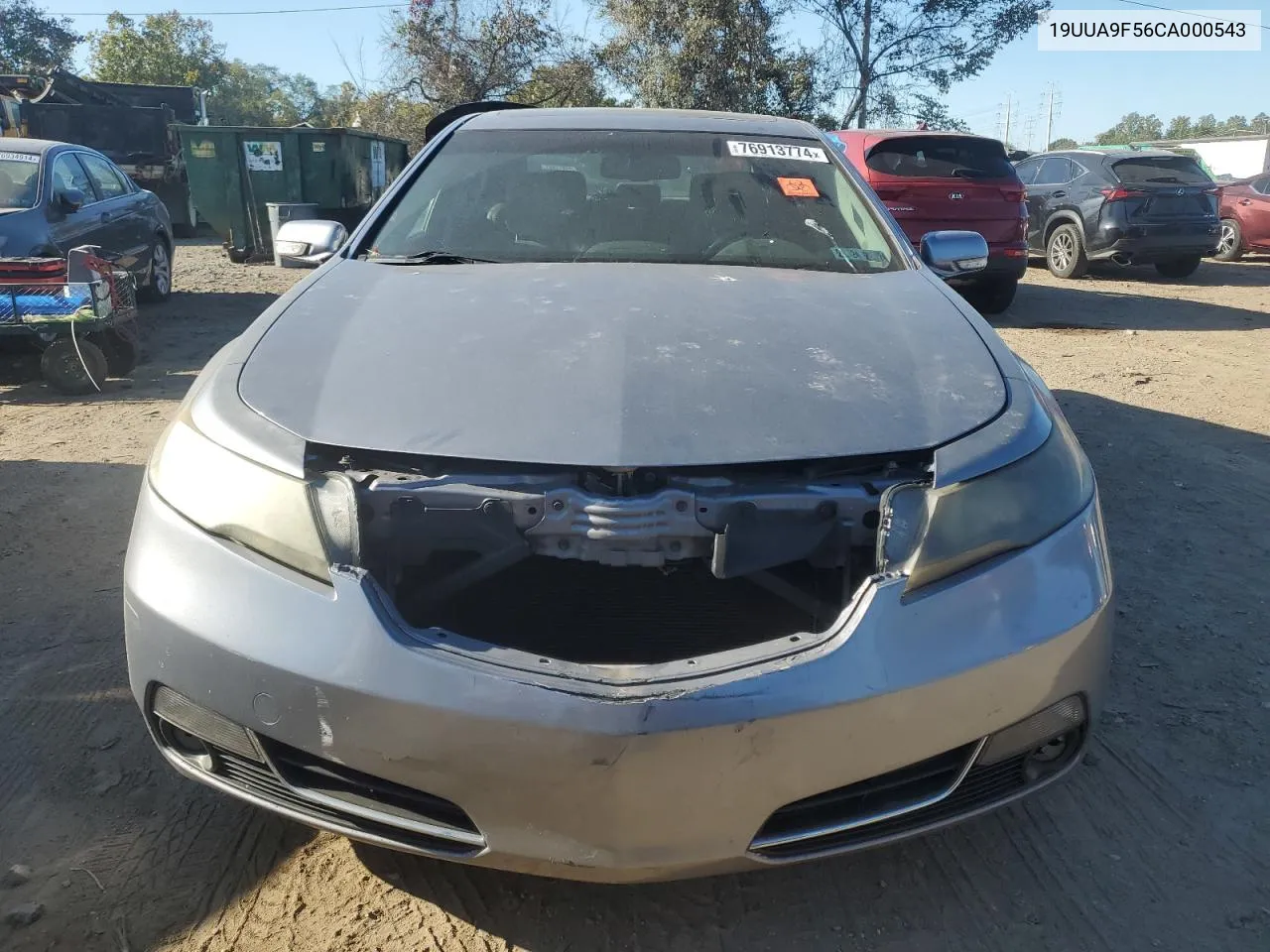 2012 Acura Tl VIN: 19UUA9F56CA000543 Lot: 76913774