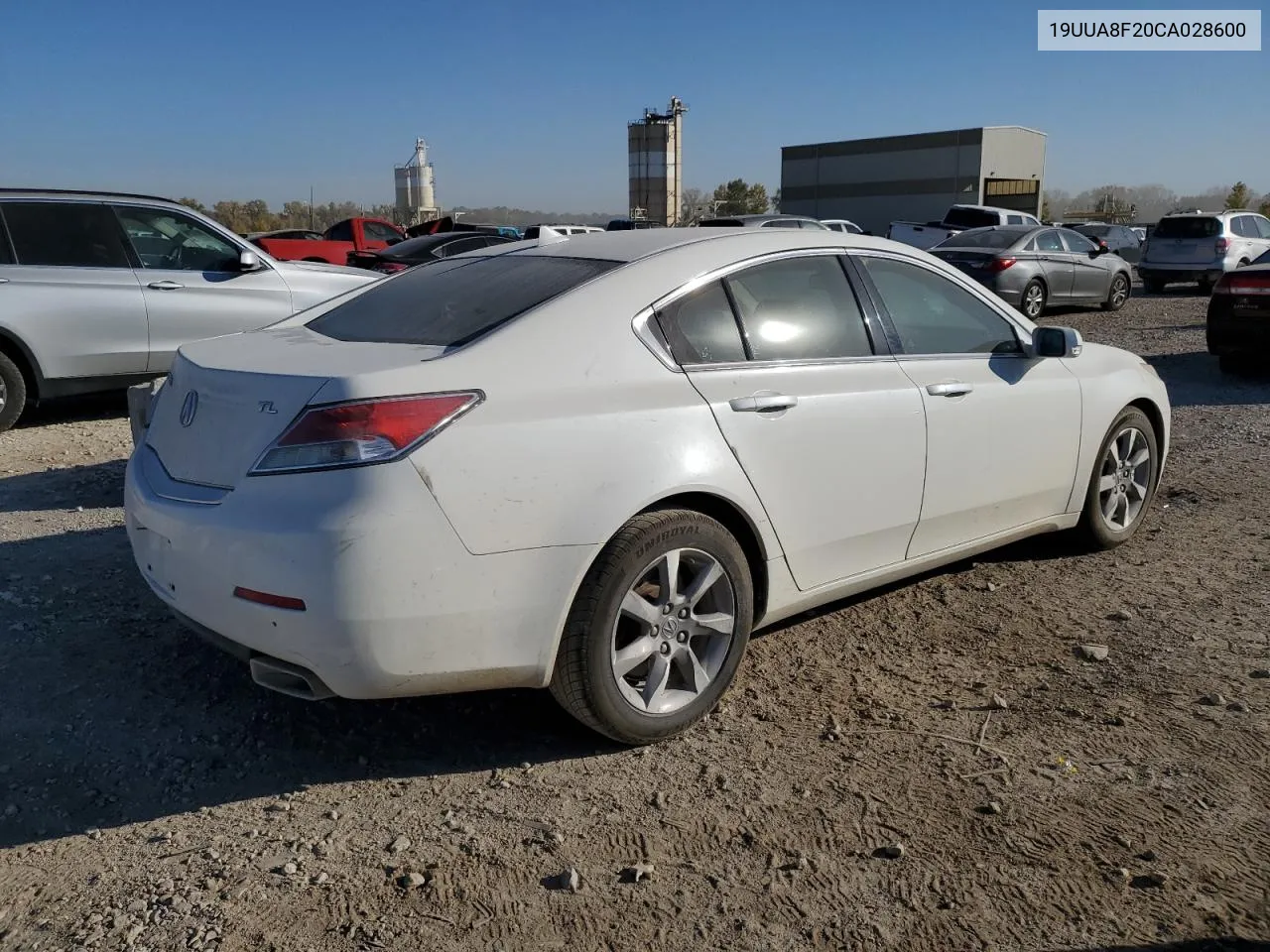 2012 Acura Tl VIN: 19UUA8F20CA028600 Lot: 76967824