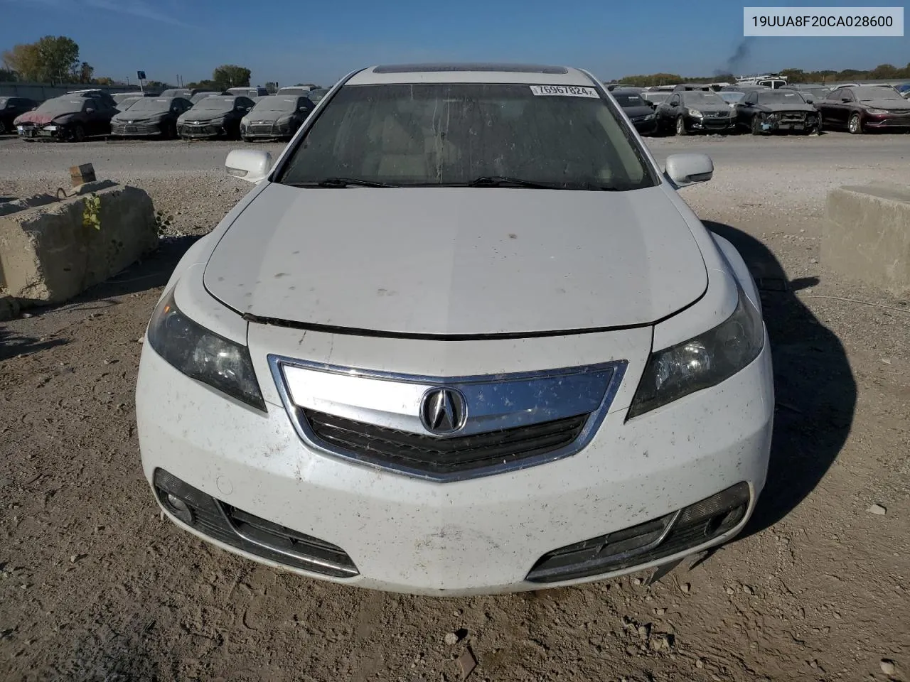 2012 Acura Tl VIN: 19UUA8F20CA028600 Lot: 76967824