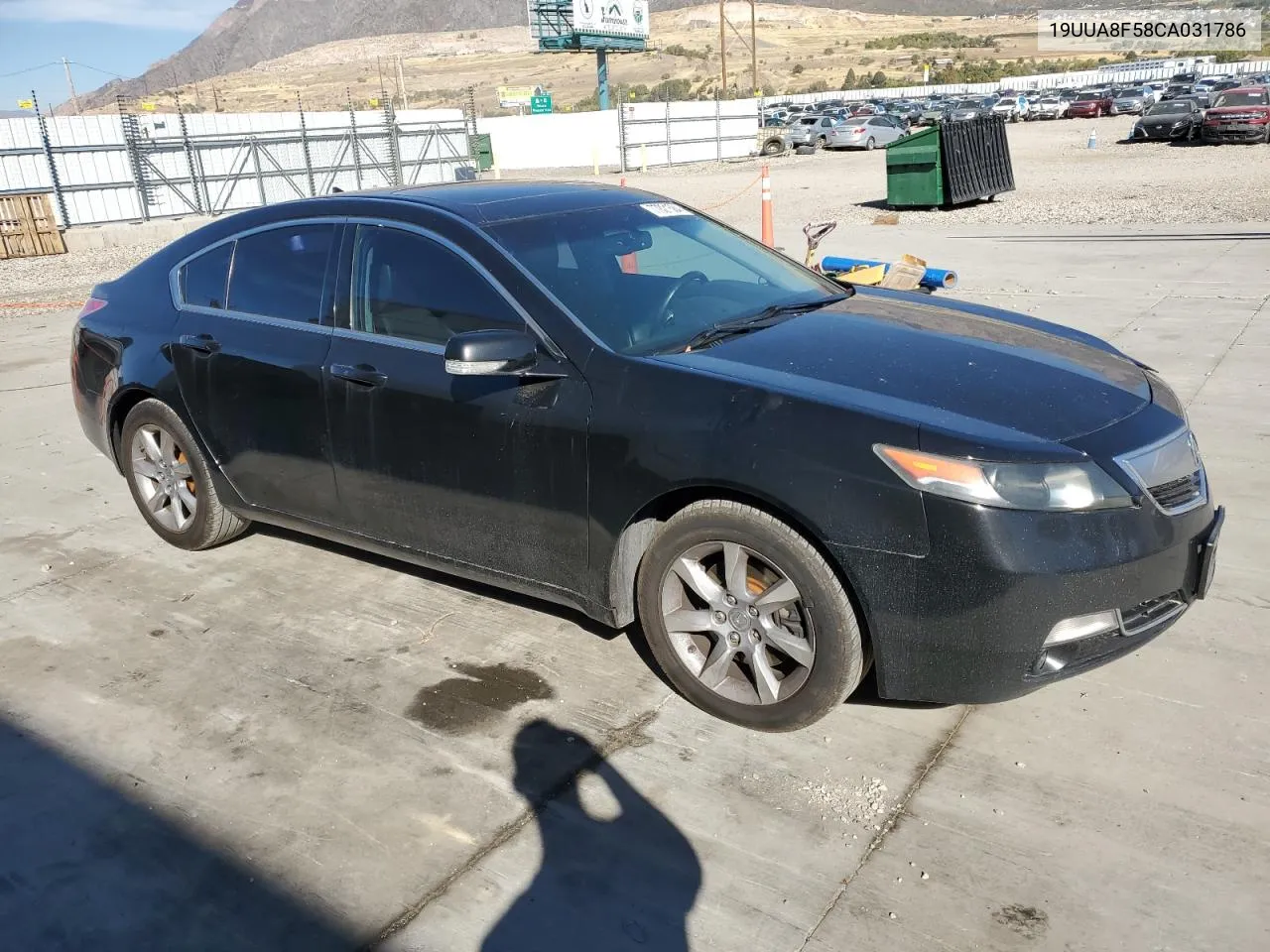 2012 Acura Tl VIN: 19UUA8F58CA031786 Lot: 77821584