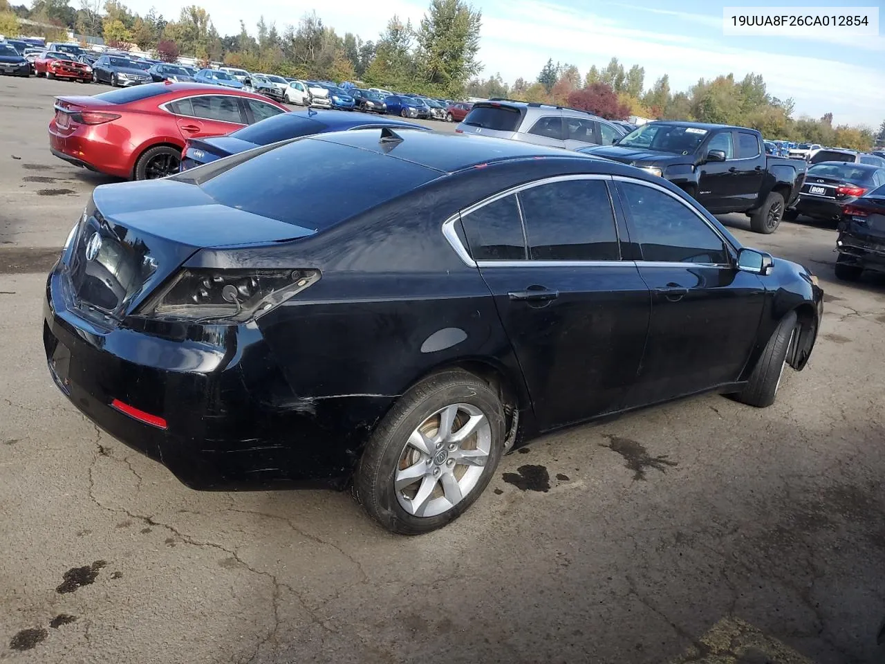 2012 Acura Tl VIN: 19UUA8F26CA012854 Lot: 77861564