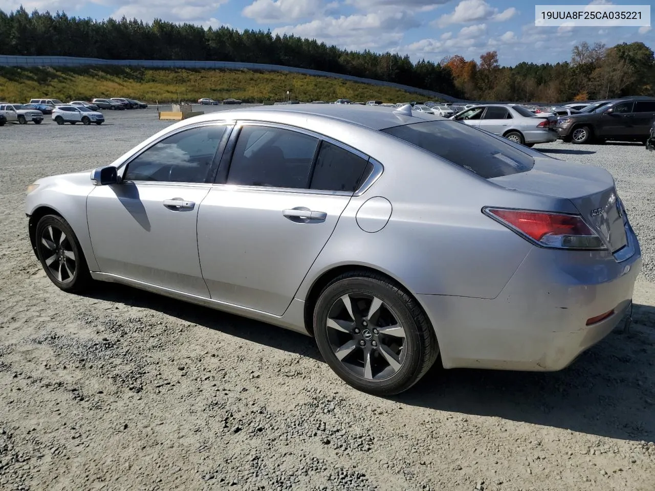 2012 Acura Tl VIN: 19UUA8F25CA035221 Lot: 78182164