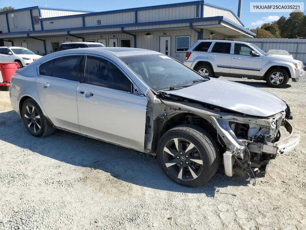 2012 Acura Tl VIN: 19UUA8F25CA035221 Lot: 78182164