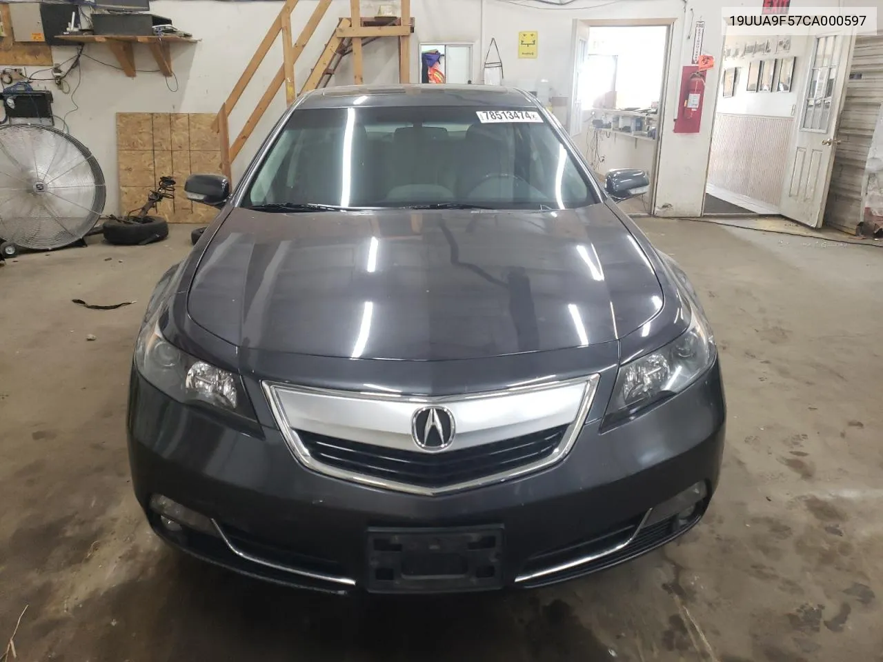 2012 Acura Tl VIN: 19UUA9F57CA000597 Lot: 78513474