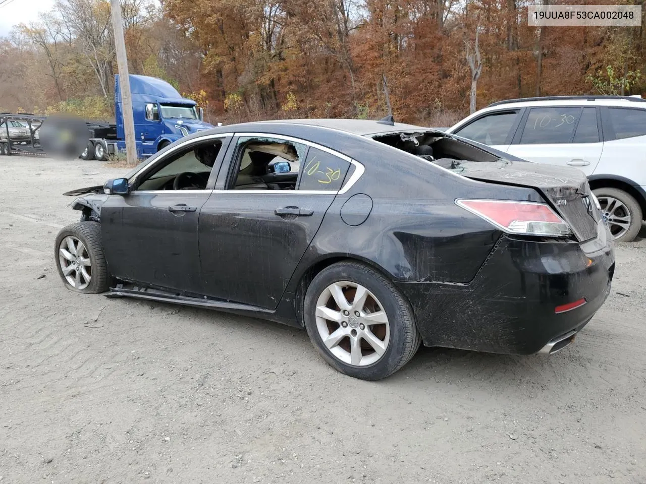 2012 Acura Tl VIN: 19UUA8F53CA002048 Lot: 78814364