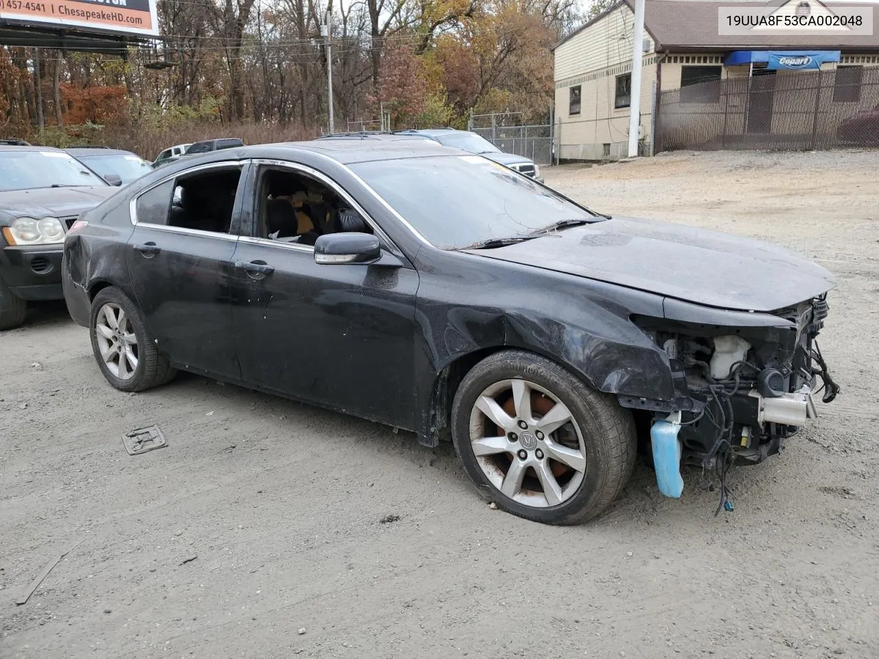 2012 Acura Tl VIN: 19UUA8F53CA002048 Lot: 78814364