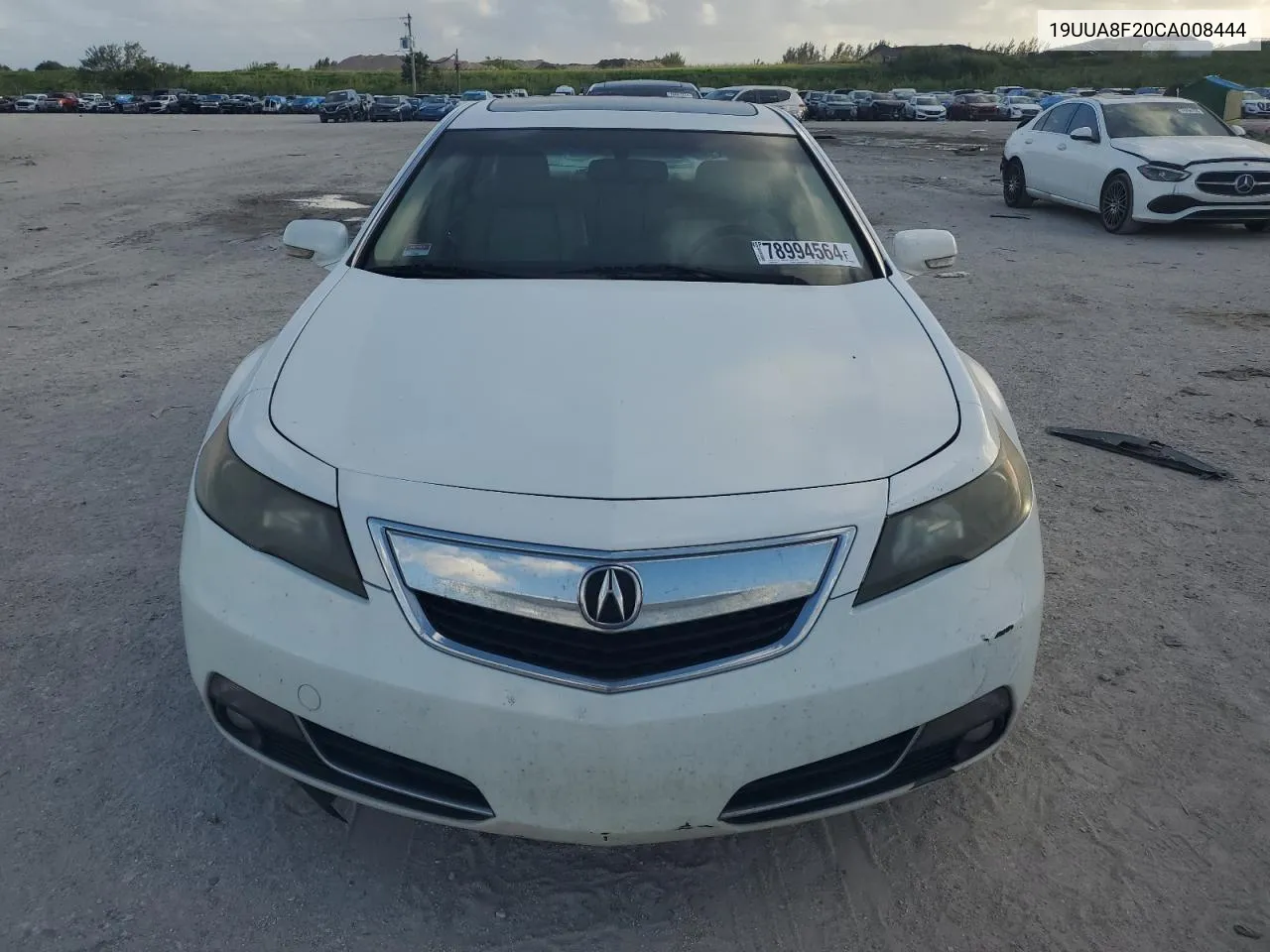 2012 Acura Tl VIN: 19UUA8F20CA008444 Lot: 78994564