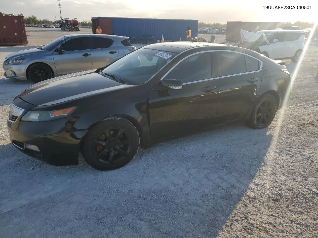 2012 Acura Tl VIN: 19UUA8F23CA040501 Lot: 80697594