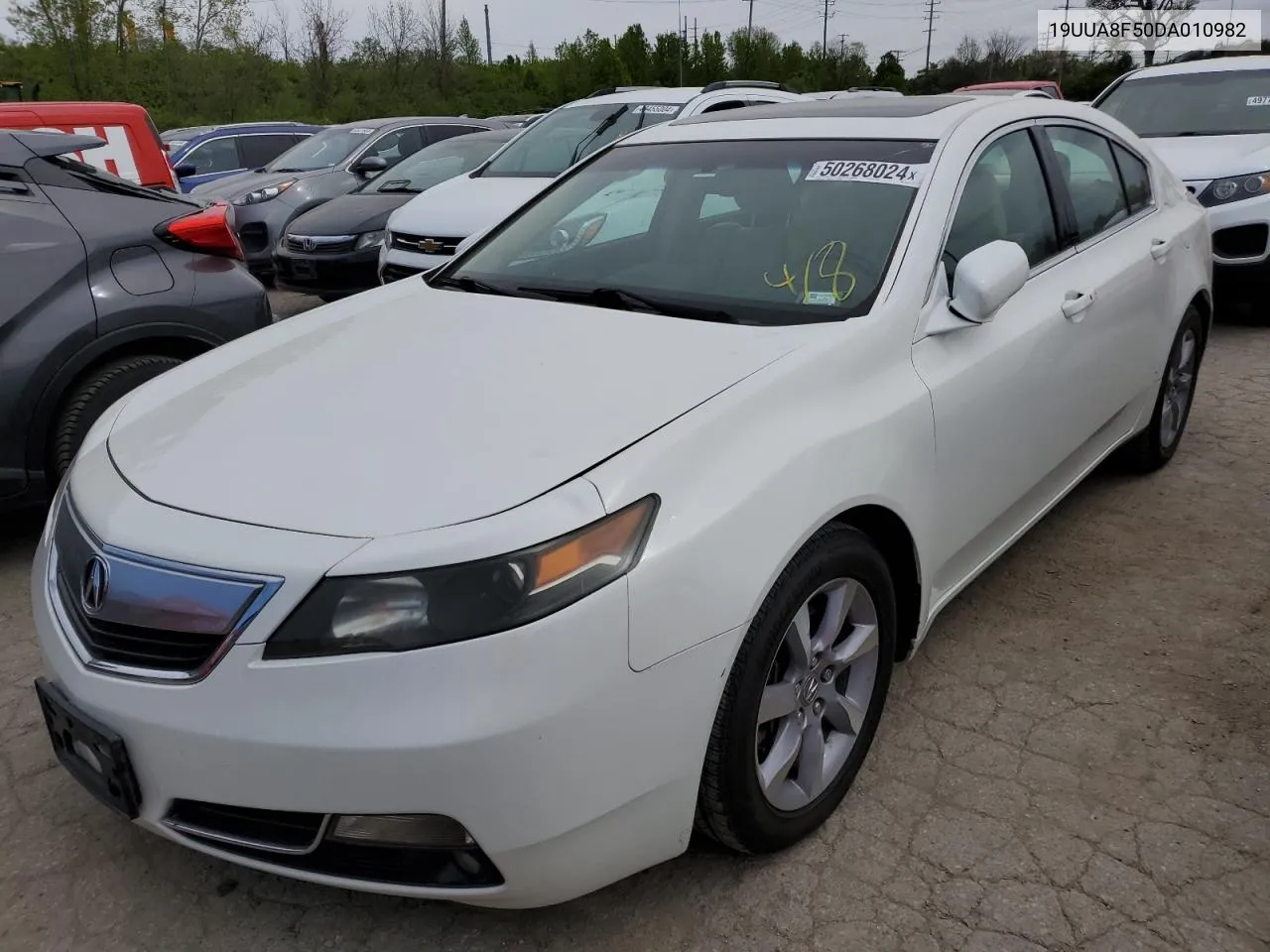 19UUA8F50DA010982 2013 Acura Tl Tech