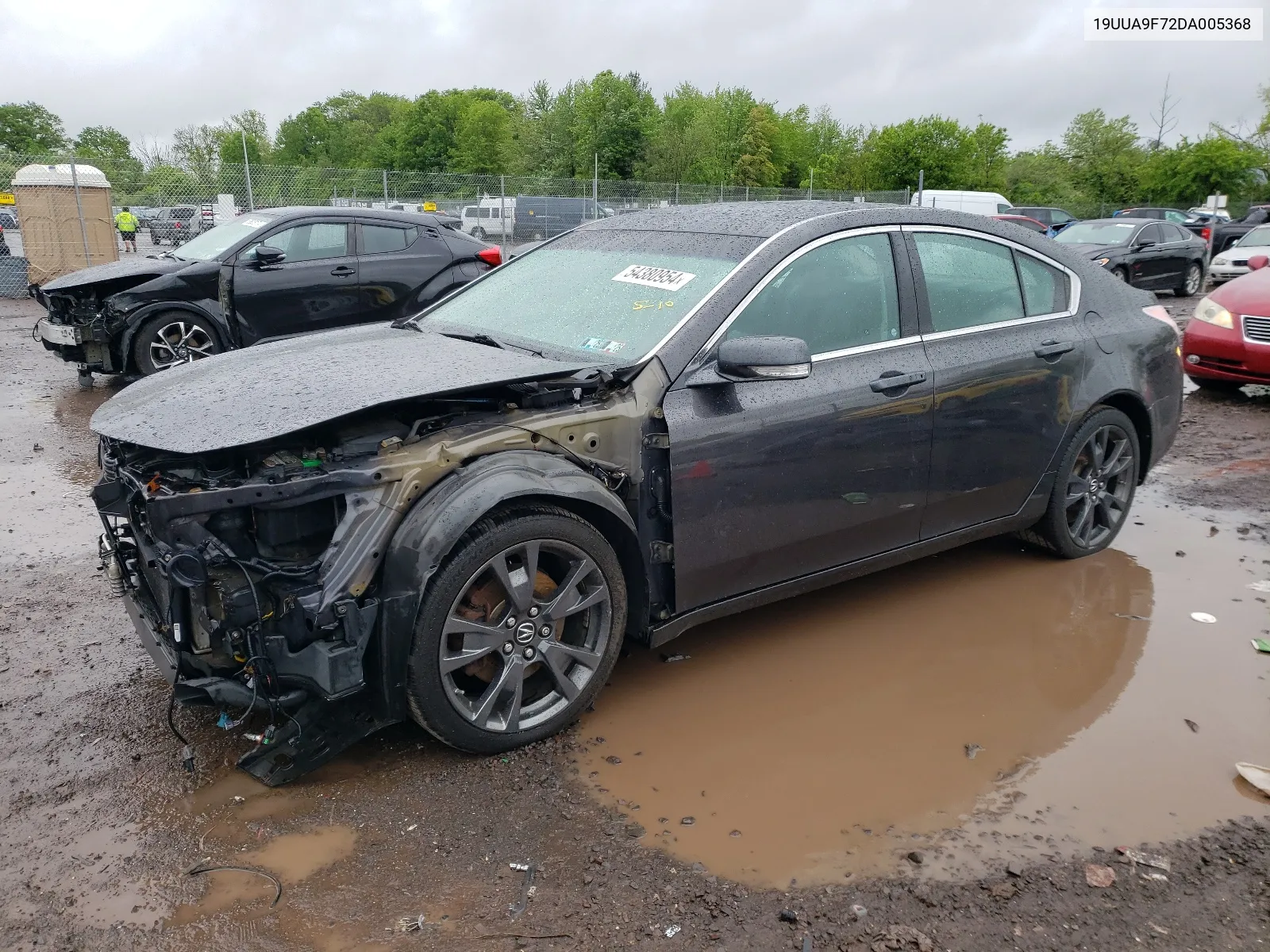 2013 Acura Tl Advance VIN: 19UUA9F72DA005368 Lot: 54380954