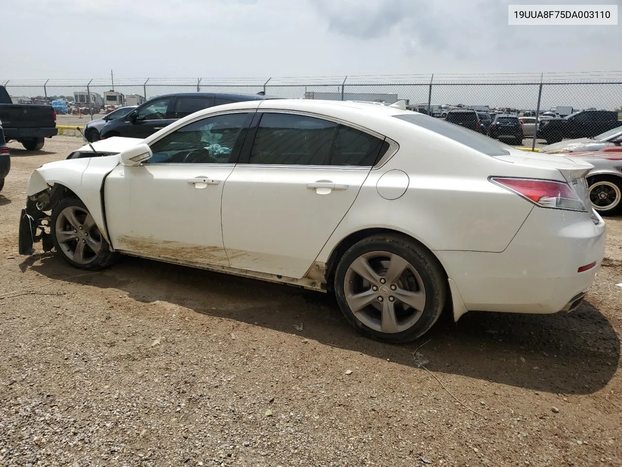 19UUA8F75DA003110 2013 Acura Tl Advance