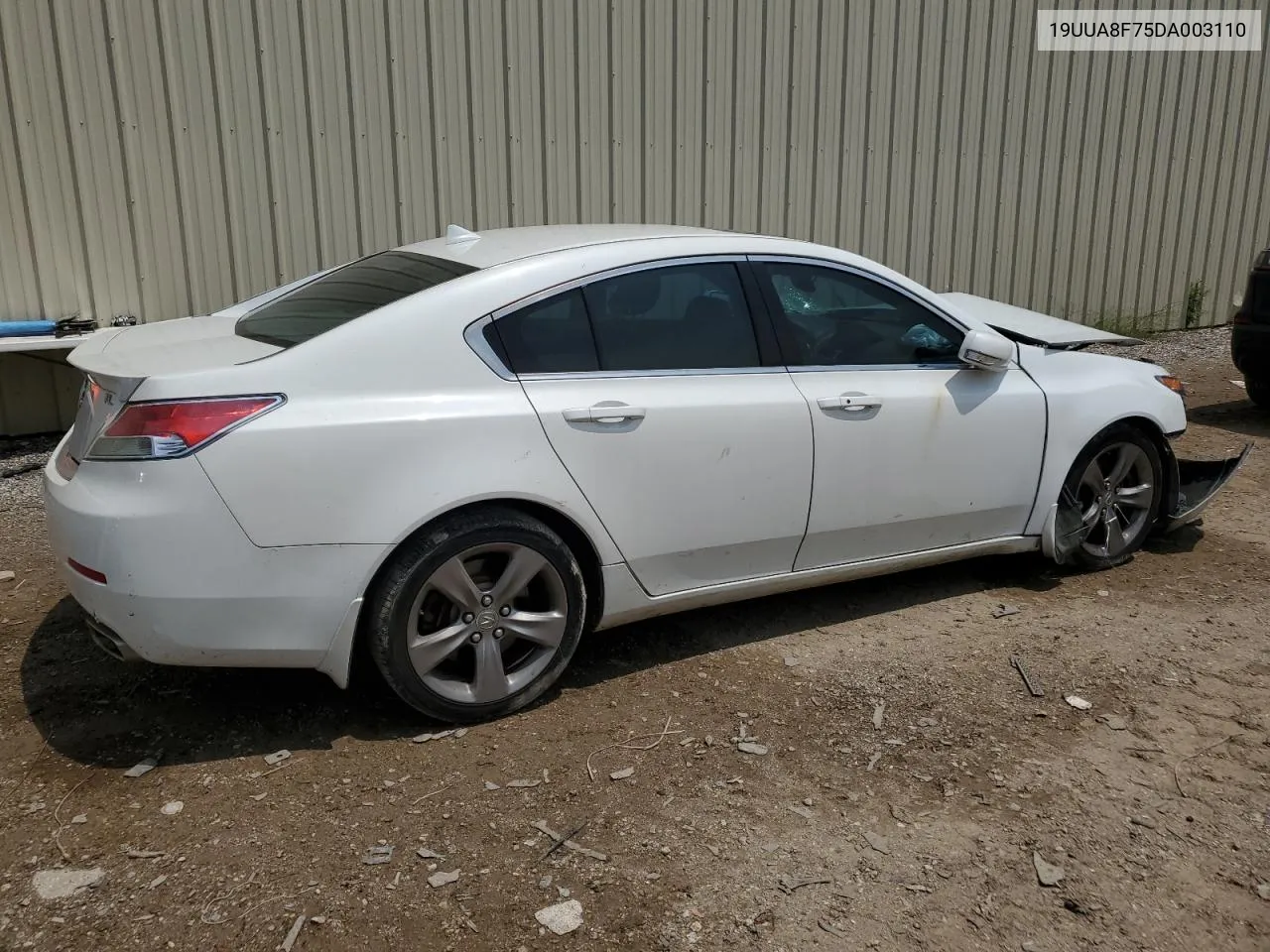 19UUA8F75DA003110 2013 Acura Tl Advance