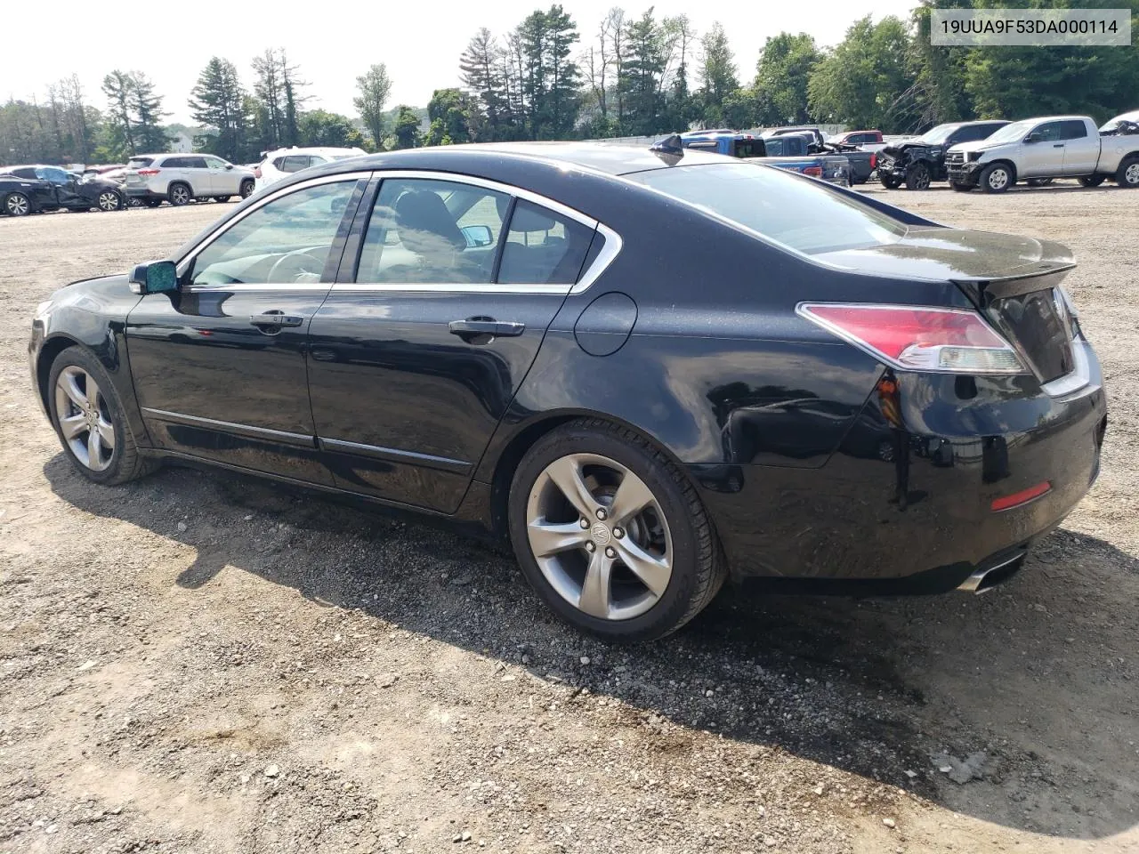 2013 Acura Tl Tech VIN: 19UUA9F53DA000114 Lot: 62319054