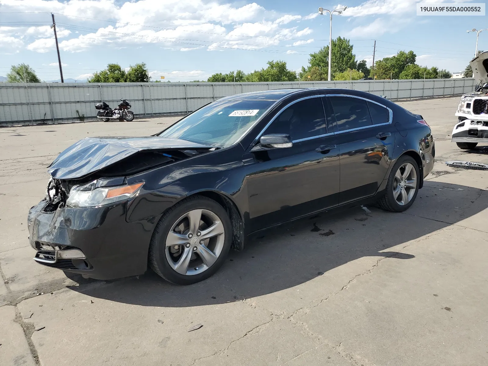 2013 Acura Tl Tech VIN: 19UUA9F55DA000552 Lot: 65192314