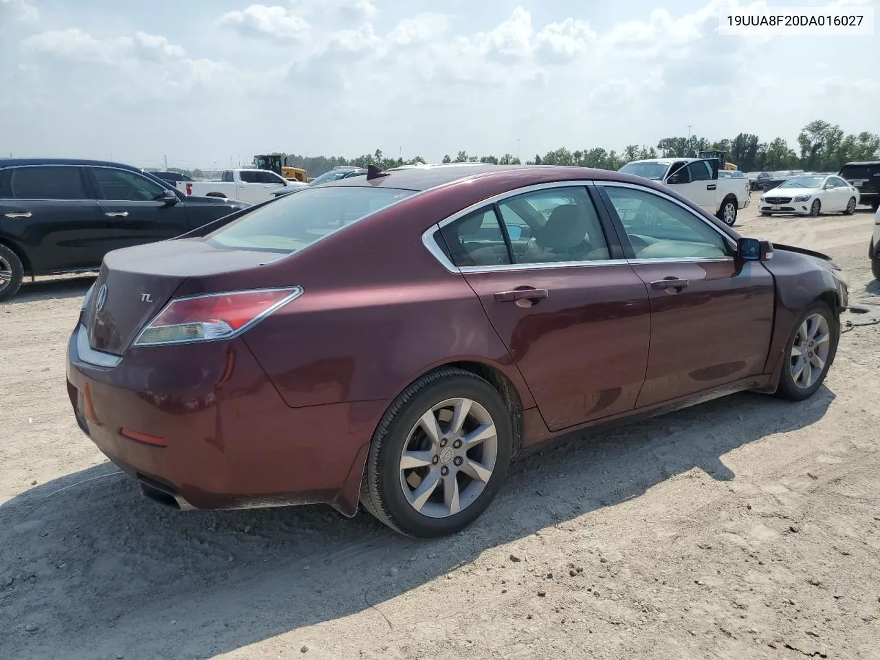 2013 Acura Tl VIN: 19UUA8F20DA016027 Lot: 66695394