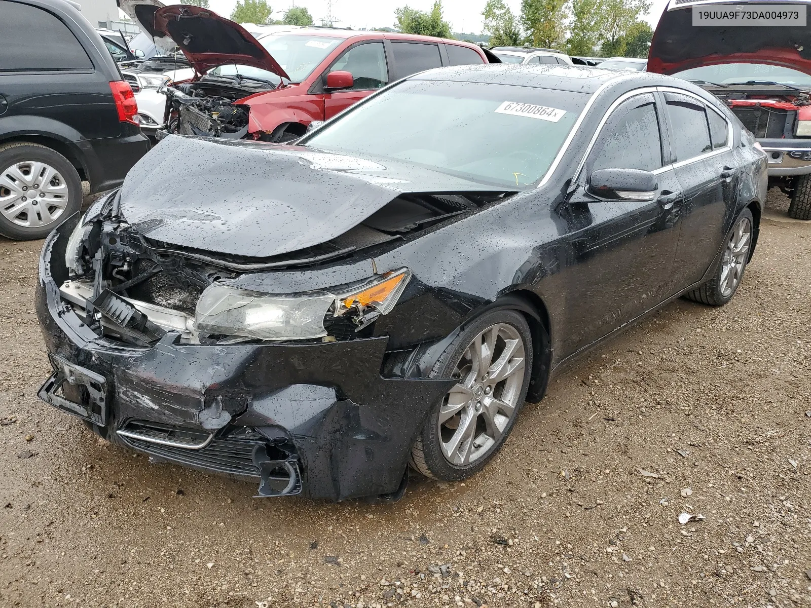 2013 Acura Tl Advance VIN: 19UUA9F73DA004973 Lot: 67300864