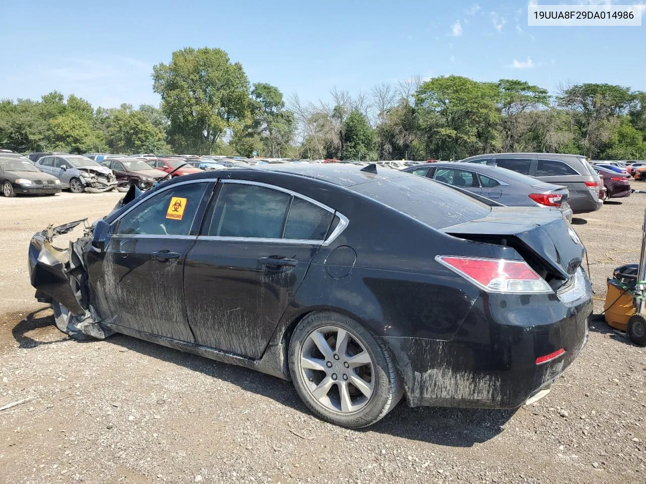 2013 Acura Tl VIN: 19UUA8F29DA014986 Lot: 68051254