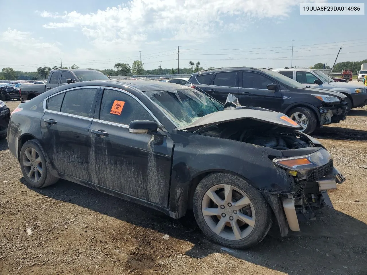 2013 Acura Tl VIN: 19UUA8F29DA014986 Lot: 68051254