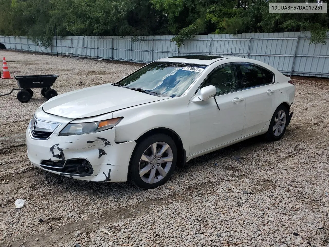 2013 Acura Tl Tech VIN: 19UUA8F57DA017251 Lot: 71765334