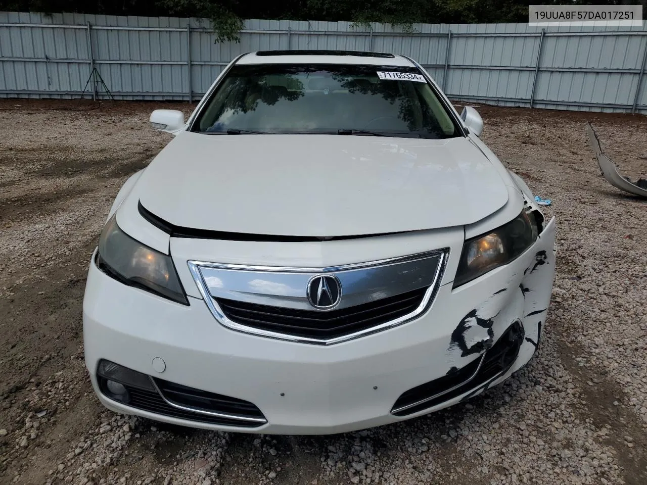 2013 Acura Tl Tech VIN: 19UUA8F57DA017251 Lot: 71765334