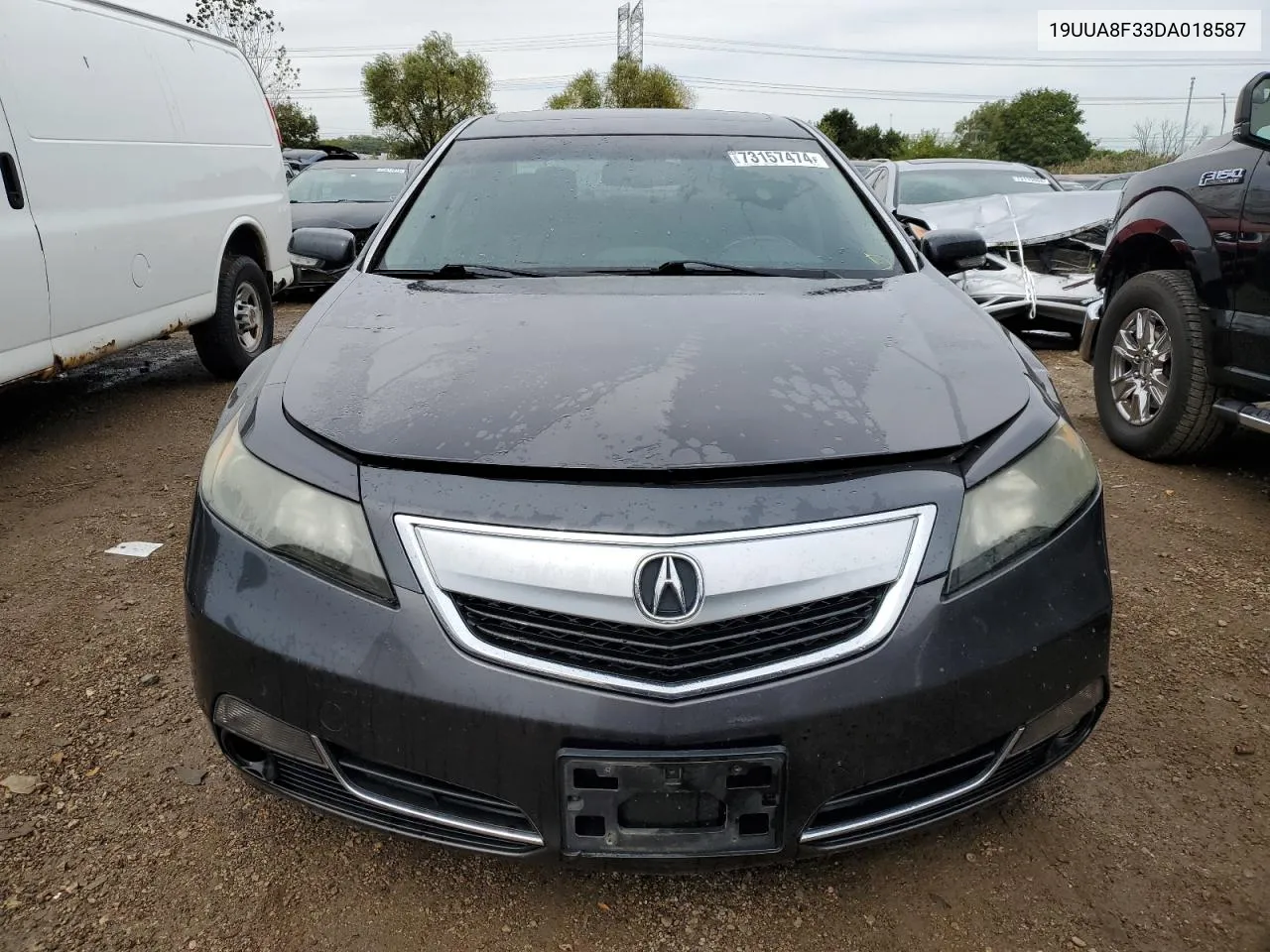 2013 Acura Tl Se VIN: 19UUA8F33DA018587 Lot: 73157474