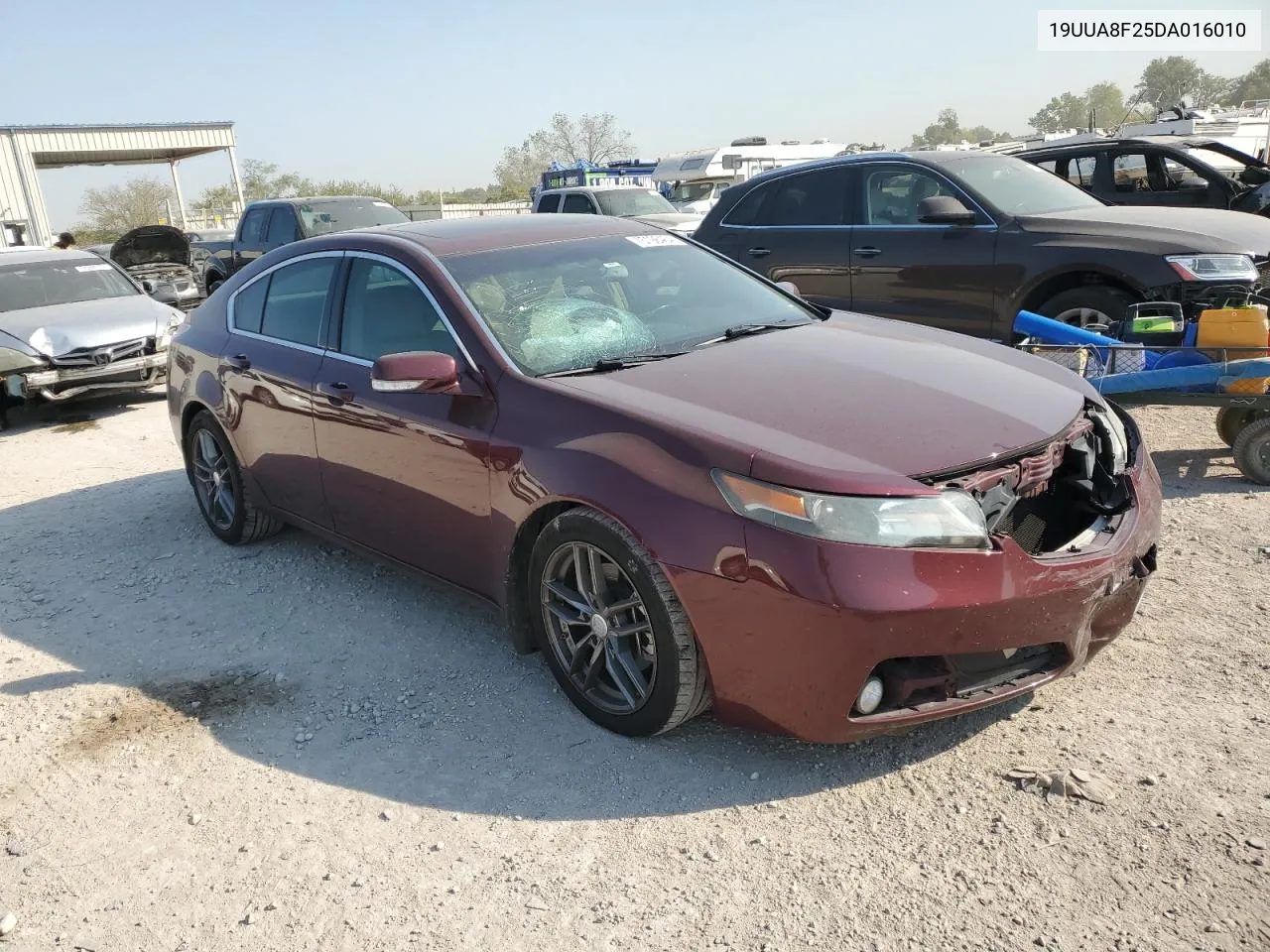 2013 Acura Tl VIN: 19UUA8F25DA016010 Lot: 75198464