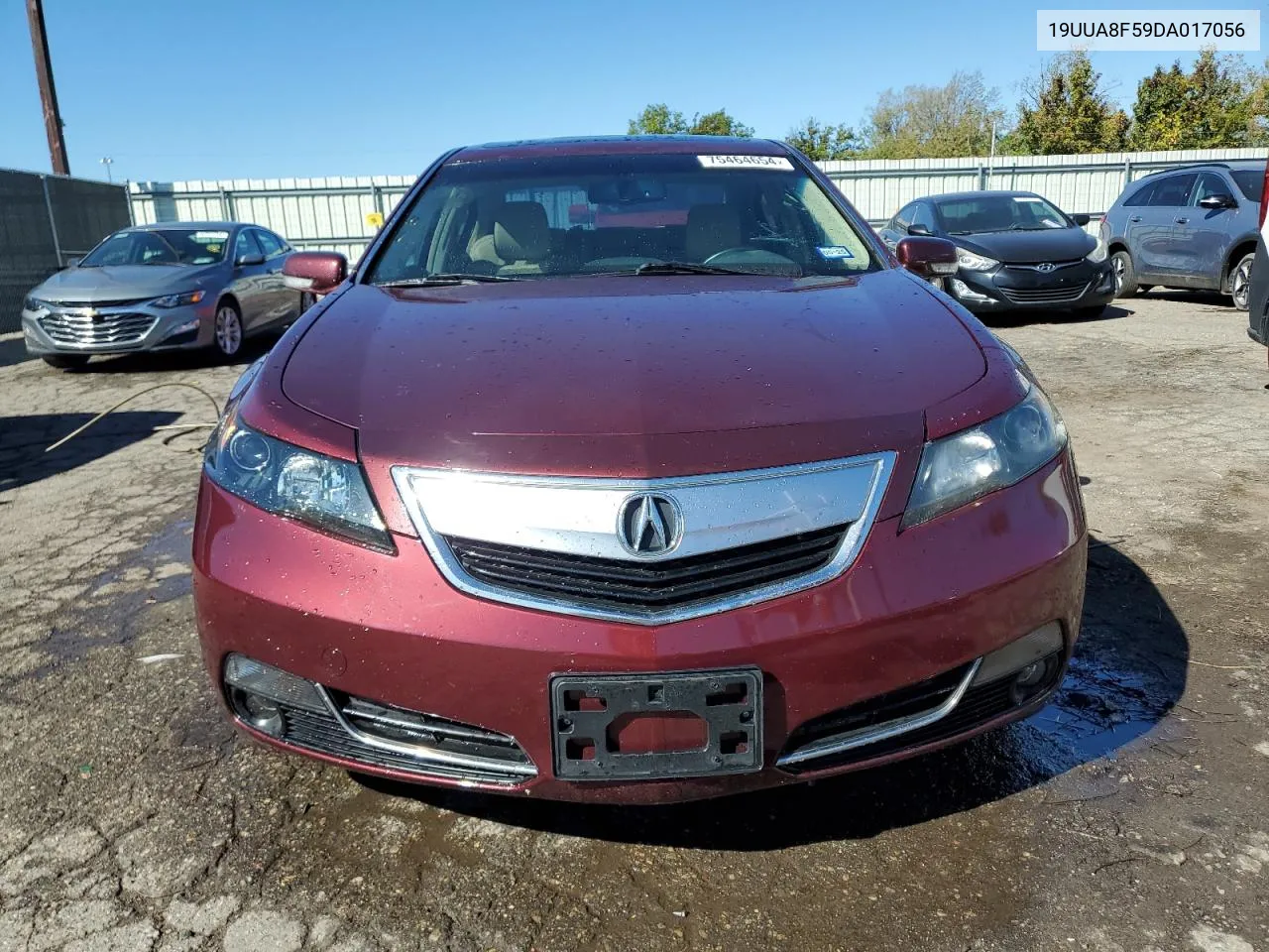 2013 Acura Tl Tech VIN: 19UUA8F59DA017056 Lot: 75464654