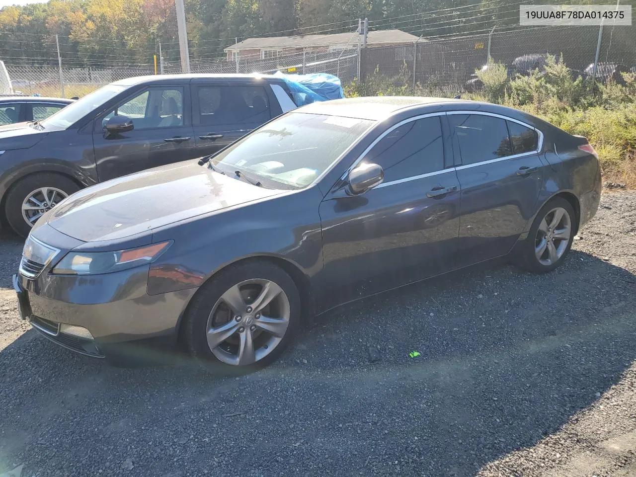 2013 Acura Tl Advance VIN: 19UUA8F78DA014375 Lot: 76720214