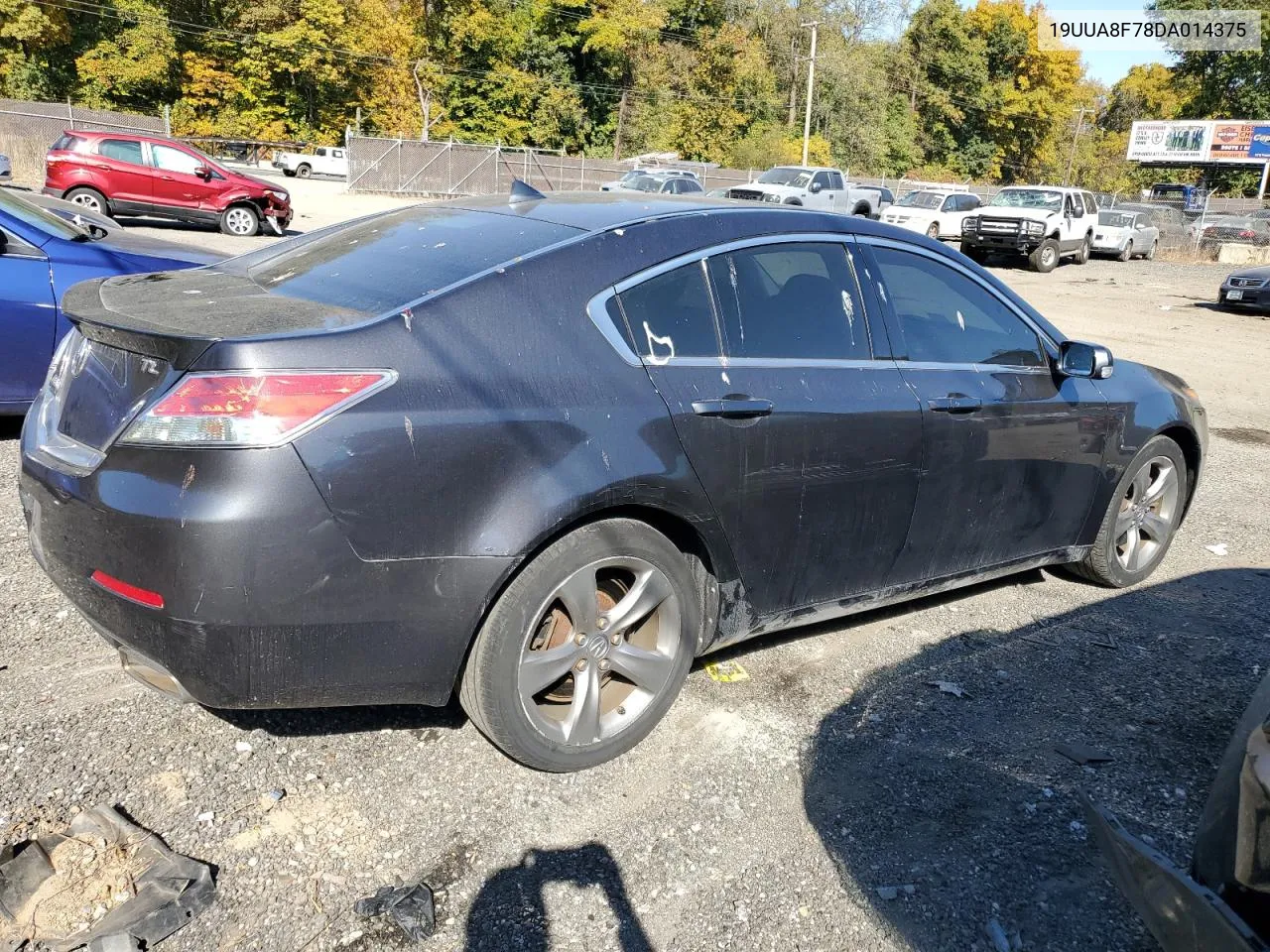 2013 Acura Tl Advance VIN: 19UUA8F78DA014375 Lot: 76720214