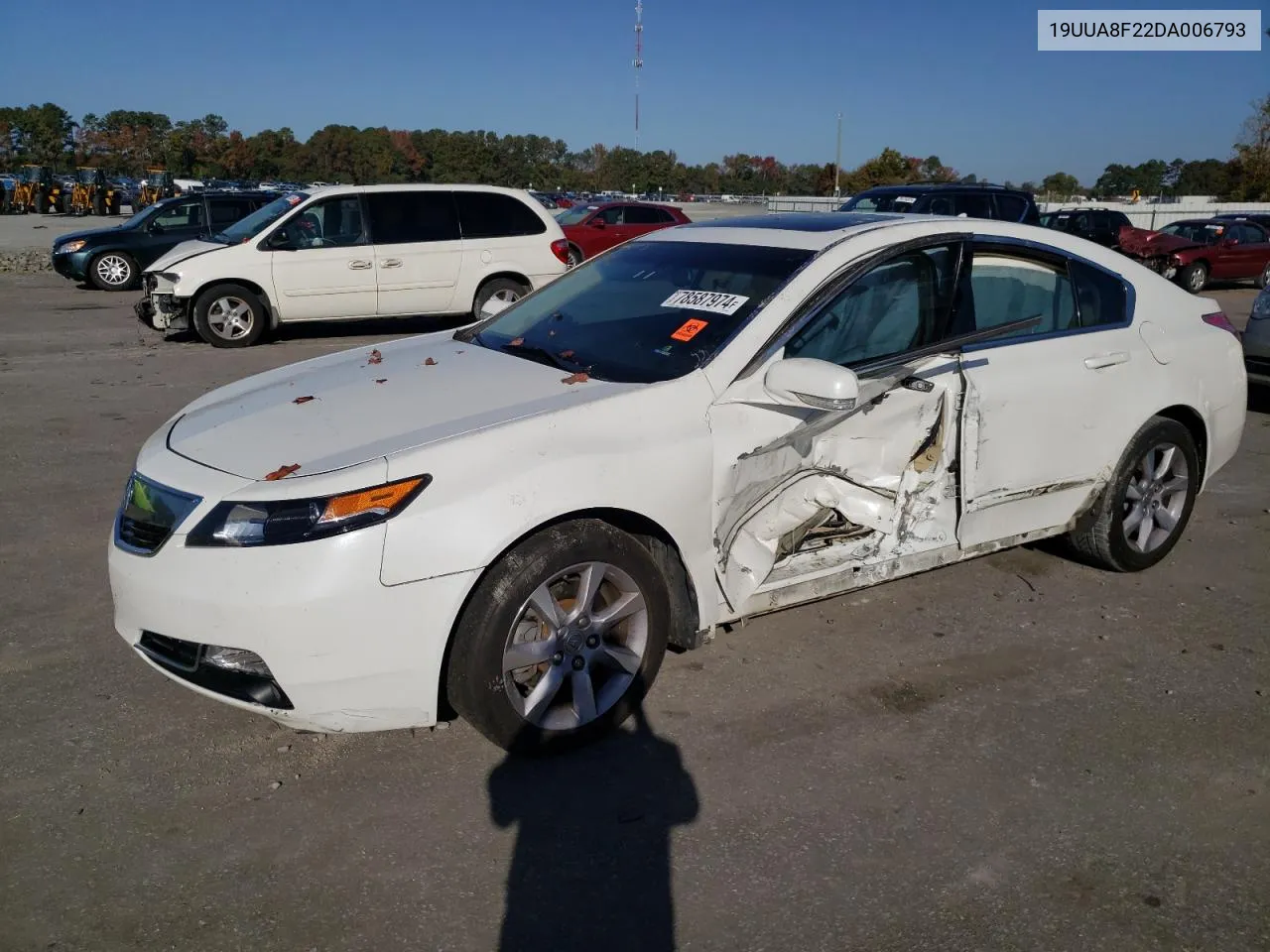 2013 Acura Tl VIN: 19UUA8F22DA006793 Lot: 78587974