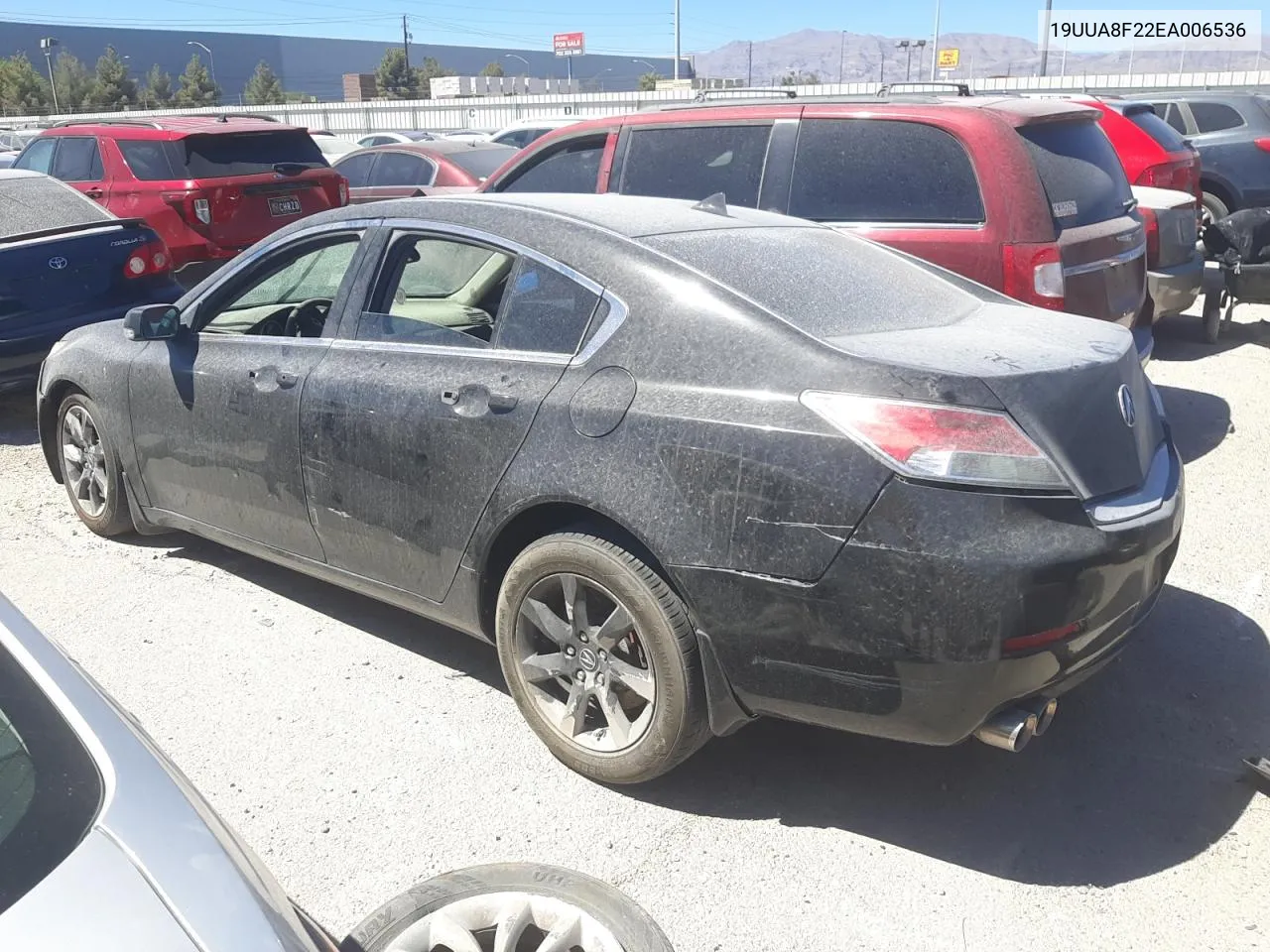 2014 Acura Tl VIN: 19UUA8F22EA006536 Lot: 57176764