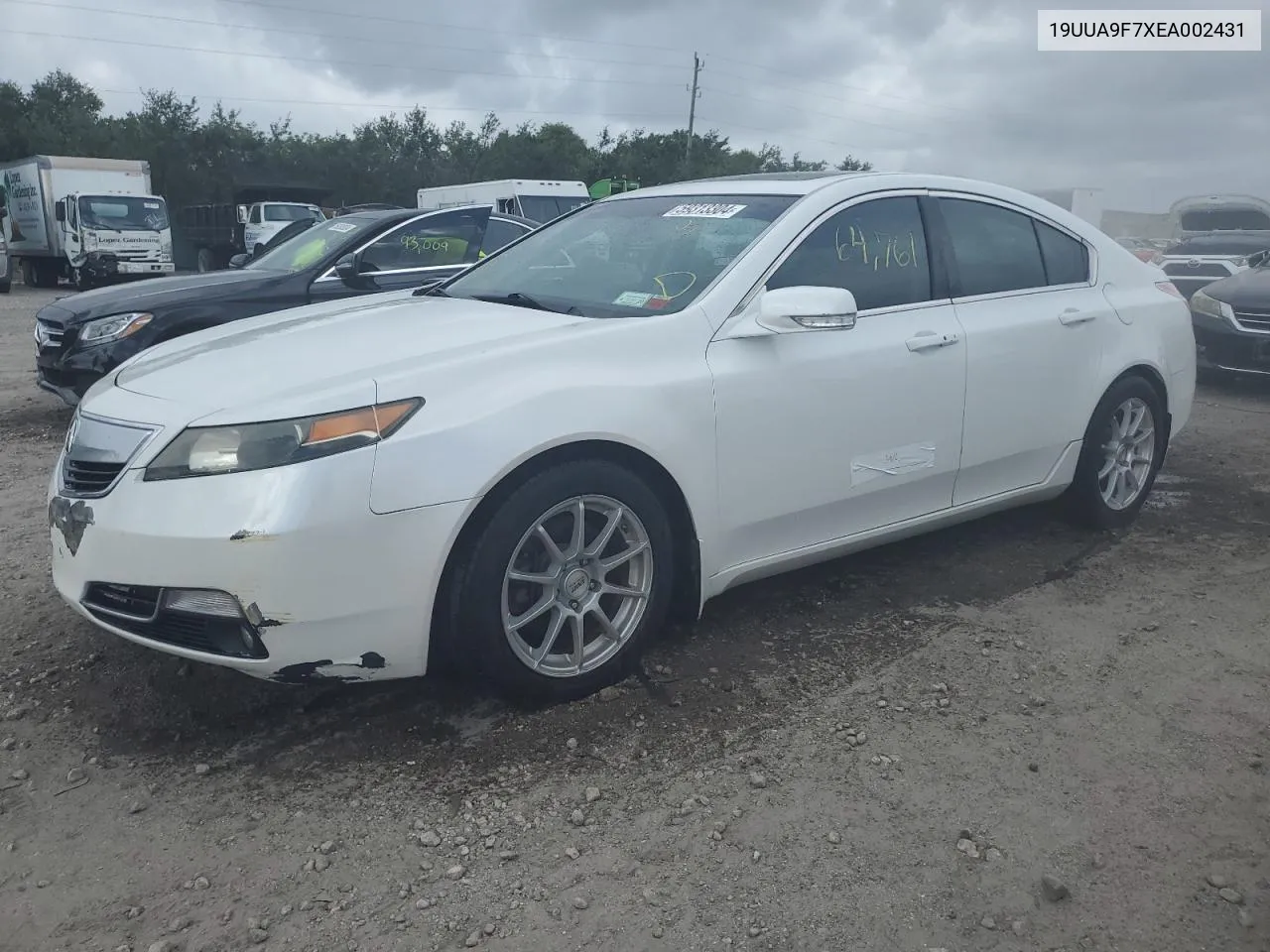 2014 Acura Tl Advance VIN: 19UUA9F7XEA002431 Lot: 59313304