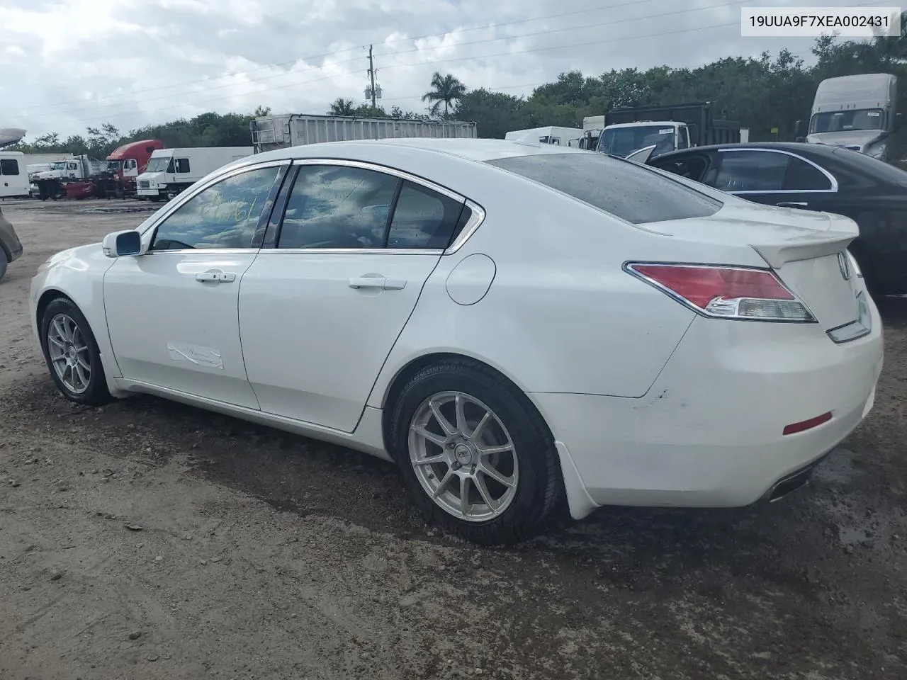 2014 Acura Tl Advance VIN: 19UUA9F7XEA002431 Lot: 59313304